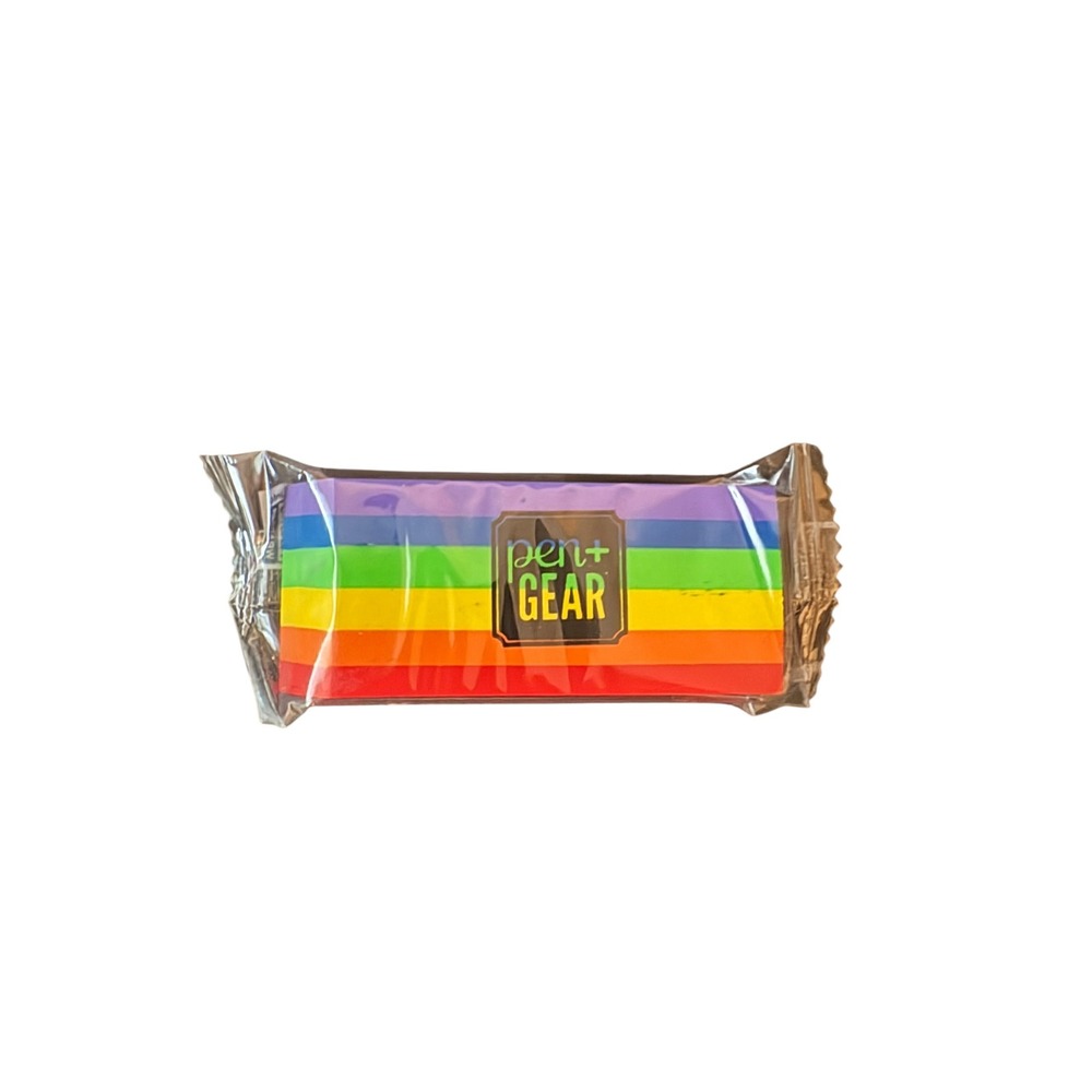 Pen+Gear Rainbow Eraser Multicolor School Supply New Sealed Package